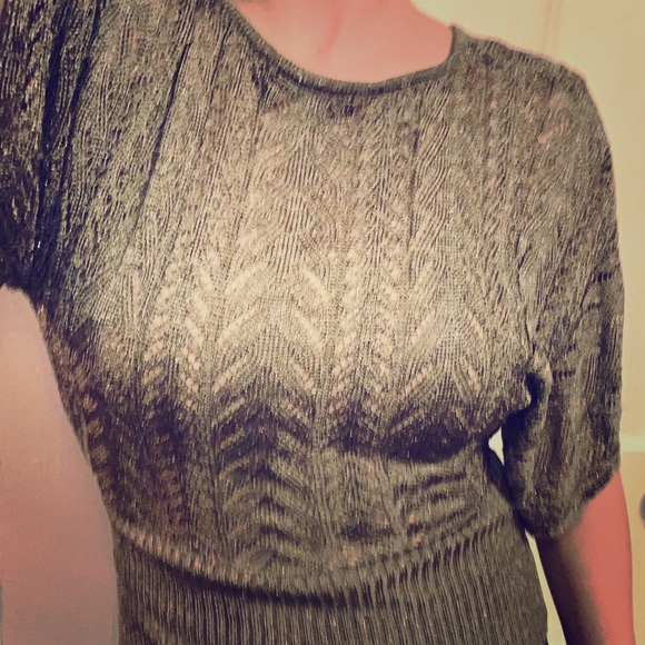 The Limited Metallic XS Stretch Top - Picture 3 of 5